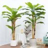 Copac Artificial Banana Tree, 130 cm, Pentru Interior, Homedit Copac Artificial Banana Tree, 130 cm, Pentru Interior, Homedit