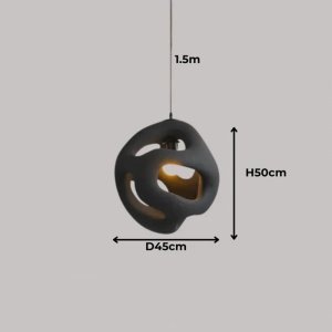 Lampa suspendata Wabi, 45 cm x 50 cm, Homedit