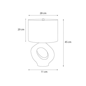 Lampa premium Cruo A, 45 cm x 28 cm, Homedit