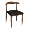 Scaun premium Wegner, lemn masiv de cauciuc si piele, 50 x 51 x 78 cm, Homedit