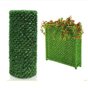 Plasa paravan verde, gard verde decorativ, paravan gard 1m x 3m, Homedit