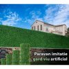 Plasa paravan verde, gard verde decorativ, paravan gard 1m x 3m, Homedit