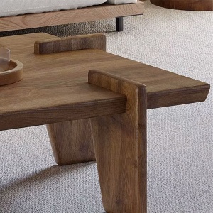 Masa cafea premium din stejar rosu, 110 x 70 x 38 cm, Wolst,  Homedit