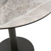 Masa 80 x 75 cm picior metal blat piatra naturală, masa Horeca, masa evenimente, Homedit Masa 80 x 75 cm picior metal blat piatra naturală, masa Horeca, masa evenimente, Homedit