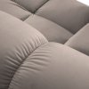 Canapea premium modulara din catifea Bellis, 288 x 96 cm, taburet 96 x 96 cm, bej, Homedit Canapea premium modulara din catifea Bellis, 288 x 96 cm, taburet 96 x 96 cm, bej, Homedit