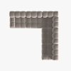 Coltar premium modular din catifea Bellis, 288 x 288 x 96 cm, bej, Homedit Coltar premium modular din catifea Bellis, 288 x 288 x 96 cm, bej, Homedit