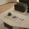 Masuta cafea premium Kaice, stejar rosu si piatra naturala, 120 x 68 x 35 cm, Homedit Masuta cafea premium Kaice, stejar rosu si piatra naturala, 120 x 68 x 35 cm, Homedit