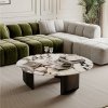 Masa cafea premium Arti, material Terrazzo, 80 x 35 cm, Homedit