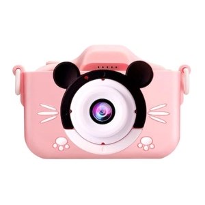 Mini camera foto roz pentru copii, aparat foto mickey Homedit
