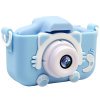 Mini camera foto albastru pentru copii, aparat foto cat, Homedit Mini camera foto albastru pentru copii, aparat foto cat, Homedit