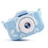 Mini camera foto albastru pentru copii, aparat foto cat, Homedit Mini camera foto albastru pentru copii, aparat foto cat, Homedit