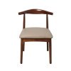 Scaun premium Wegner, lemn masiv de cauciuc si piele, 50 x 51 x 78 cm, Homedit Scaun premium Wegner, lemn masiv de cauciuc si piele, 50 x 51 x 78 cm, Homedit