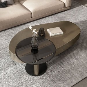Masa living premium Alt Carbon, masa cafeaHomedit