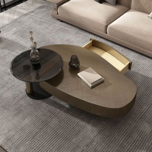 Masa living premium Alt Carbon, masa cafeaHomedit