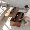 Masa de cafea extensibila, masuta premium cu spatiu pentru depozitare, 109 x 60 x 35 cm, Homedit Masa de cafea extensibila, masuta premium cu spatiu pentru depozitare, 109 x 60 x 35 cm, Homedit