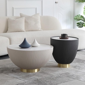 Masa living Bound set 2 bucati, masa cafea Homedit