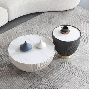 Masa living Bound set 2 bucati, masa cafea Homedit