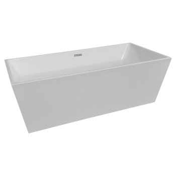 Cada baie Qozy, acril, 170 x 75 x 58 cm, alb, Homedit