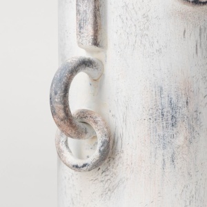 vaza ceramica tall gunna, 36 x 23 cm, alb, homedit vaza ceramica tall gunna, 36 x 23 cm, alb, homedit