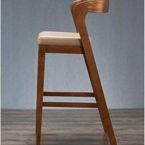 scaun de bar din lemn masiv velino, homedit scaun de bar din lemn masiv velino, homedit