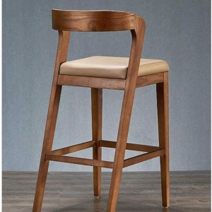 scaun de bar din lemn masiv velino, homedit scaun de bar din lemn masiv velino, homedit