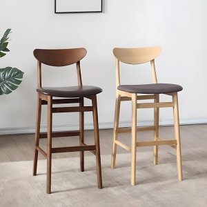 scaun de bar din lemn masiv volya, homedit