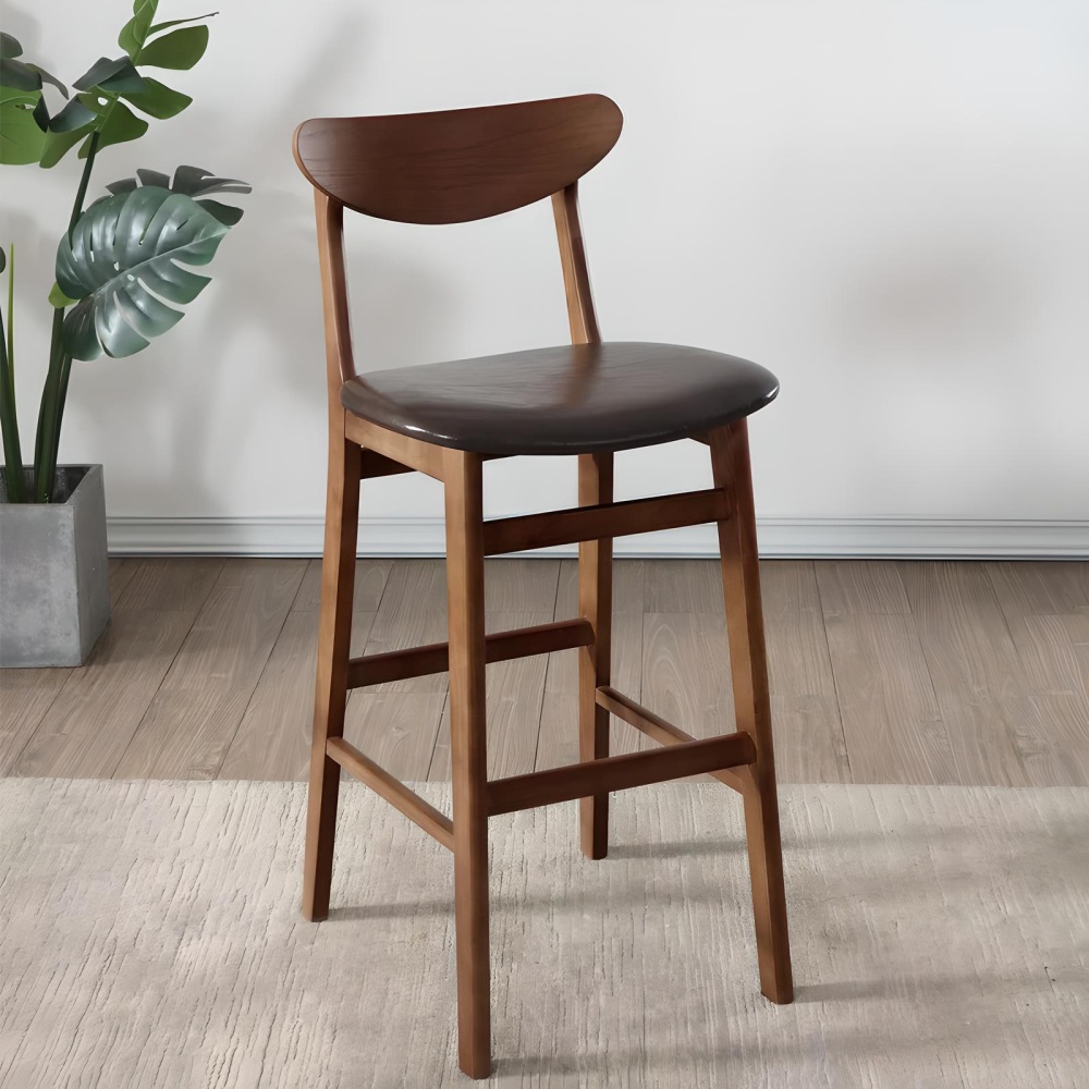 scaun de bar din lemn masiv volya, homedit scaun de bar din lemn masiv volya, homedit