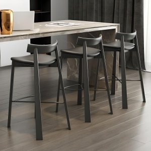 scaun de bar din lemn de frasin trevo, homedit