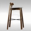 scaun de bar din lemn de frasin trevo, homedit scaun de bar din lemn de frasin trevo, homedit