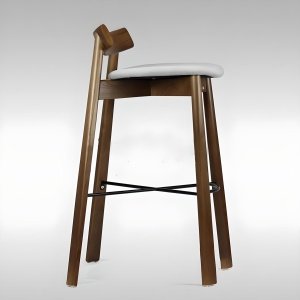 scaun de bar din lemn de frasin trevo, homedit
