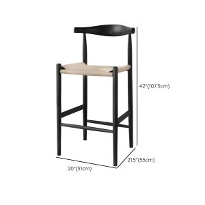 scaun de bar din lemn de frasin, scaun de bar mang, homedit