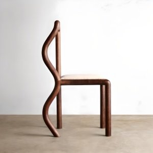 Scaun Premium Echo Wood Chair, 44 x 48 x 87 cm, Homedit