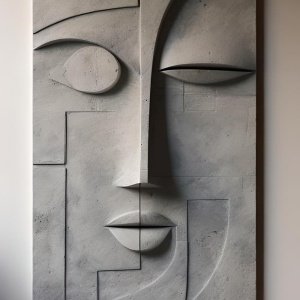 Tablou mineral Terra 160x80 cm – Panou decorativ 3D cu textură de piatră și lemn natural