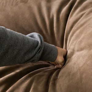 Canapea Lind din catifea frosted velvet tip Alcantara – 1, 2 și 3 locuri, Homedit