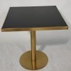 Masa cocktail Stilo, 70 x 75 cm, Auriu periat si piatra neagra, Homedit Masa cocktail Stilo, 70 x 75 cm, Auriu periat si piatra neagra, Homedit