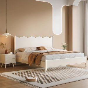 Pat Premium Velura – Design Curat, Lemn Masiv, 3 Dimensiuni Disponibile | Homedit