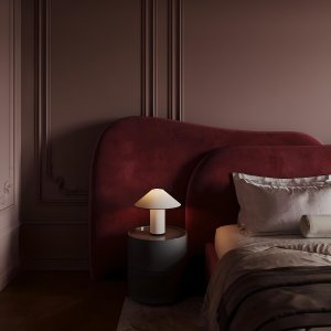 Pat Arco tapițat cu catifea – Design Art Nouveau | Homedit