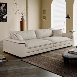 Canapea Alyma, topper si material tehnologic anti pata, Homedit