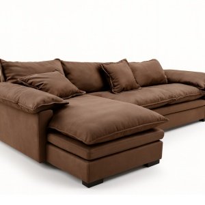 Alyma colțar gri 3.3 m, realizată din material tehnologic anti-pată, Homedit