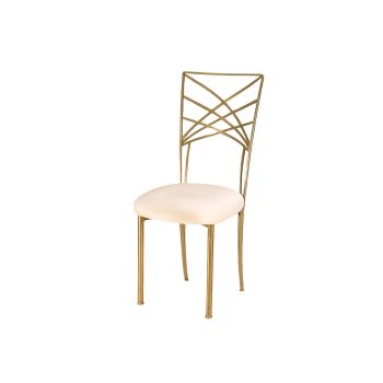 Scaun Pure Gold – design elegant cu cadru auriu & tapițerie textilă pentru evenimente de lux, Homedit