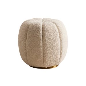 Taburet Premium Charlotte Boucle, 43 x 43 x 48 cm, Homedit