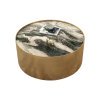 Masa cafea premium Ischia,blat marmura, 90 x 35 cm, Homedit