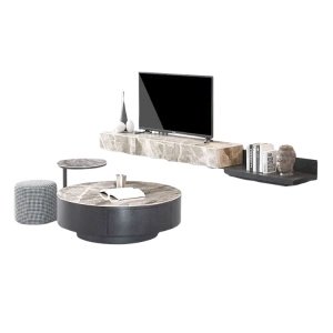 Comoda tv premium extensibila Nicole, (180-260) x 40 x 29 cm, Homedit