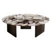 Masa cafea premium Arti, material Terrazzo, 80 x 35 cm, Homedit