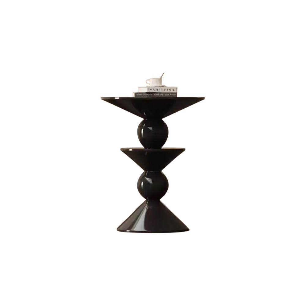 Masuta cafea negru intens Twist Glam, Homedit