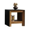 Masuta de cafea/noptiera, 60 cm x 60 cm x 60.5 cm din lemn masiv, Wabi, Homedit Masuta de cafea/noptiera, 60 cm x 60 cm x 60.5 cm din lemn masiv, Wabi, Homedit