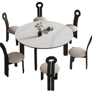 Masa extensibila 80 - 130 cm lemn masiv Cedric, masa bucatarie, masa dining Homedit