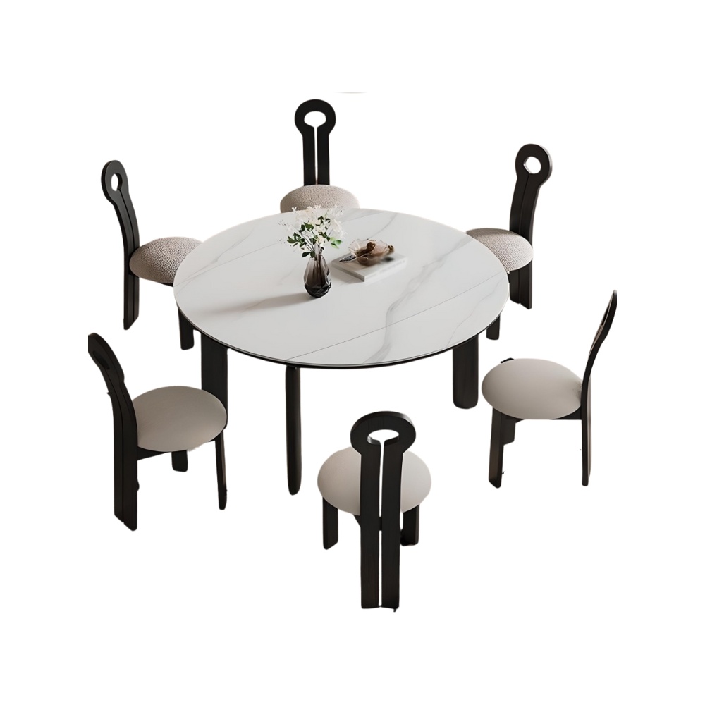 Masa extensibila 80 - 130 cm lemn masiv Cedric, masa bucatarie, masa dining Homedit