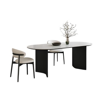 Masa Dining Florence Round, Premium, 140 x 80 x 75 cm, Homedit