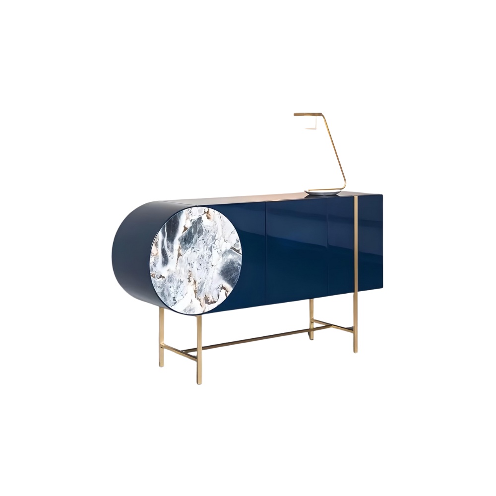 Consola mobilier 150 cm x 85 cm Selene Blue, comoda Homedit